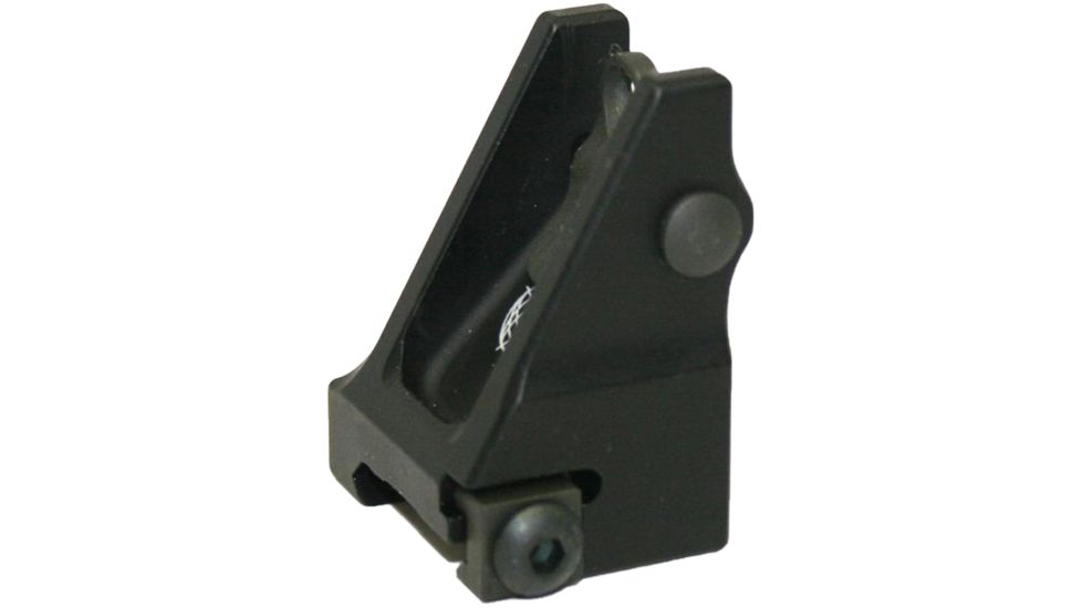 Precision Reflex PRi Fixed Rail Mounted rear Sight, adj Thumb Wheel, Black, 05-0129