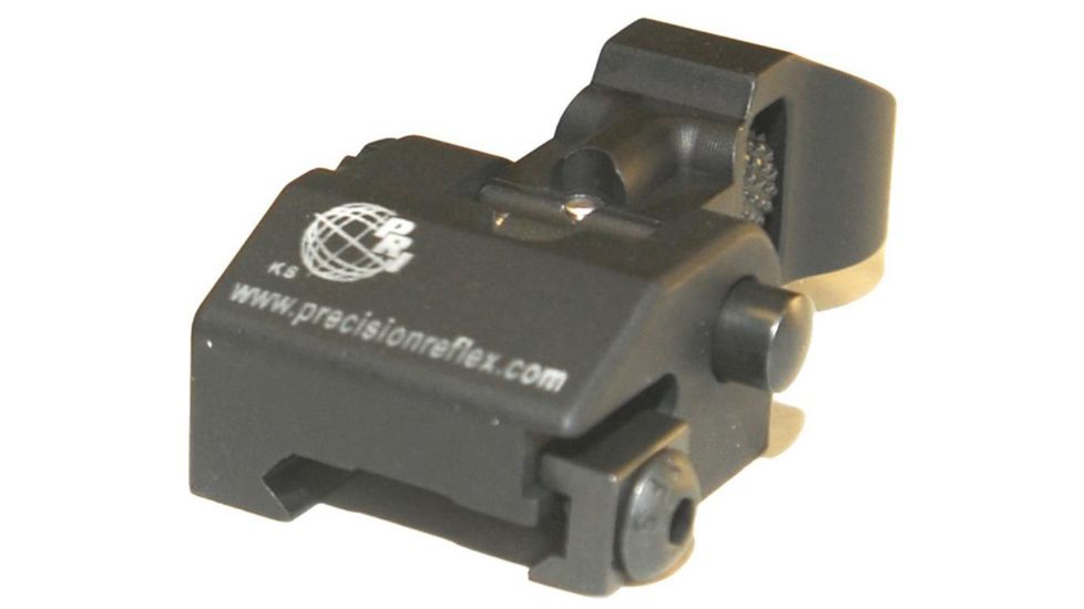 Precision Reflex Rail Mounted Flip Up Front sight w/ Thumb Wheel Adjustment, Black, 05-0228