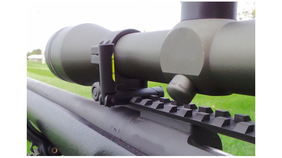 Precision Reflex Rail Mounted Flip Up Anti Cant Device, Black, 02-FUACD