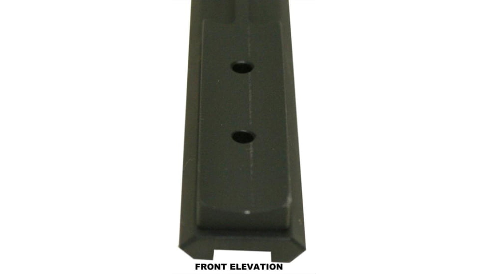 Precision Reflex Remington 700 L.A. 7in Alum. Base, Full 1913 Rail and 15MOA, Black, 02-217-07A