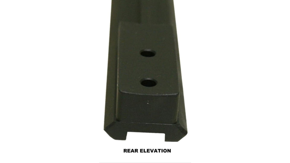 Precision Reflex Remington 700 L.A. 7in Alum. Base, Full 1913 Rail and 25MOA, Black, 02-217-07C