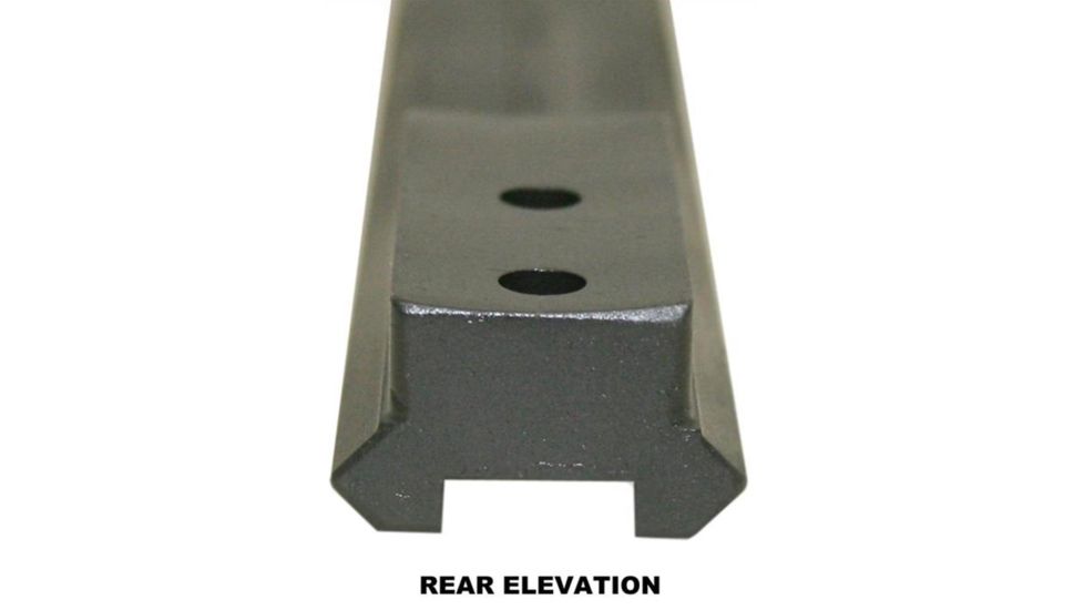 Precision Reflex Remington 700 L.A. 7in Steel Base, Full 1913 Rail And 20MOA, Black, 02-217-06B