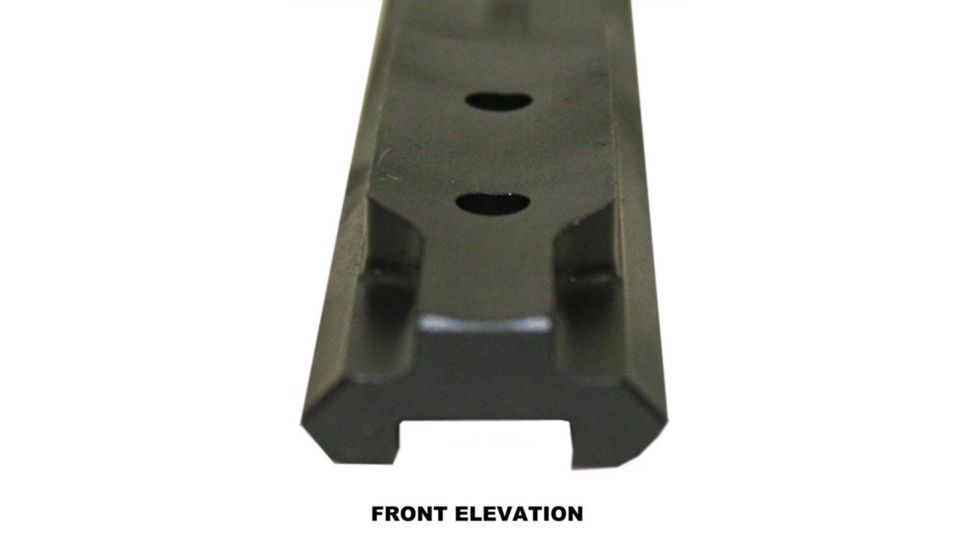 Precision Reflex Remington 700 L.A. 7in Steel Base, Full 1913 Rail, 8-40 Screws, Black, 02-217-0684