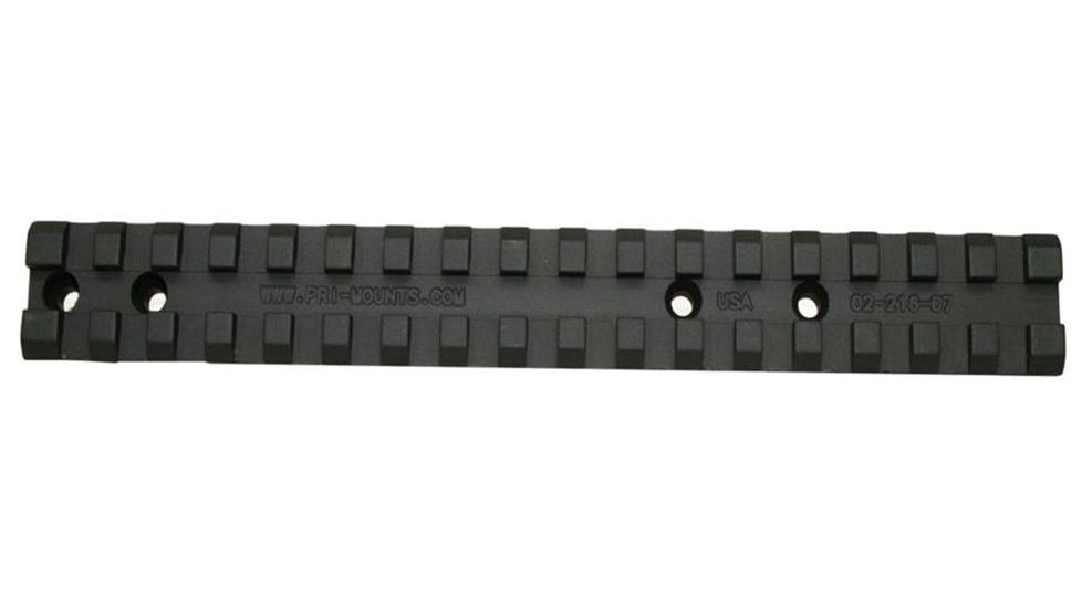 Precision Reflex Remington 700 S.A. 7in Alum Base, Full 1913 Rail and 25 MOA, Black, 02-216-07C