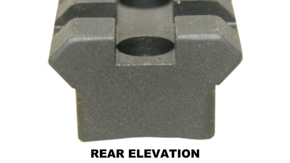 Precision Reflex Remington 700 S.A. Military 7in Steel Base, Black, 02-216-05