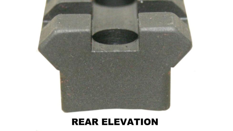 Precision Reflex Remington 700 S.A. Military 7in Steel Base, Full 1913 Rail and 20 MOA, Black, 02-216-05B