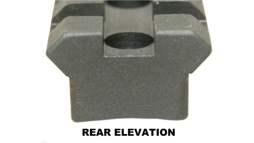 Precision Reflex Remington 700 S.A. Military 7in Steel Base, Full 1913 Rail and 8-40 Screws, Black, 02-216-0584