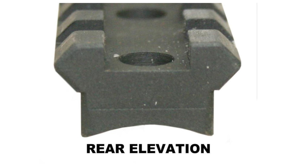 Precision Reflex Savage Accu Trigger S.A. 7in, Full 1913 Railed Base and 20MOA, Black, 02-176-05B