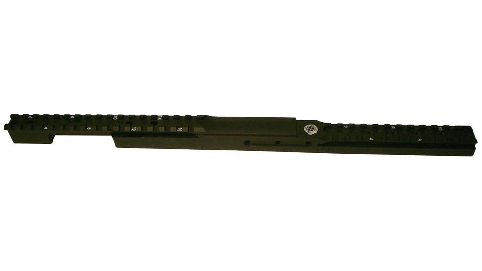 Precision Reflex Savage Accu Trigger S.A. Step Down Rail, Front obj Clearance, Black, 02-176-07