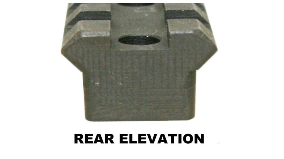 Precision Reflex Savage S.A. 7in Steel Base, Full 1913 Rail and 20MOA, Black, 02-176-03B