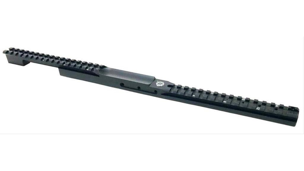 Precision Reflex Winchester FN Short action Step Down NV Rail with 25 MOA #8-40 screws, Black, 02-218-08C