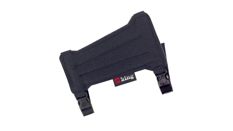 Precision Shooting Equipment Archery Armguard w/2 Quick Detach Straps, Black, 6in, 41117BK