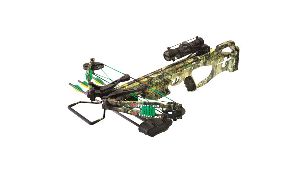Precision Shooting Equipment Fang 350 XT Crossbow, Camo, 01295CY