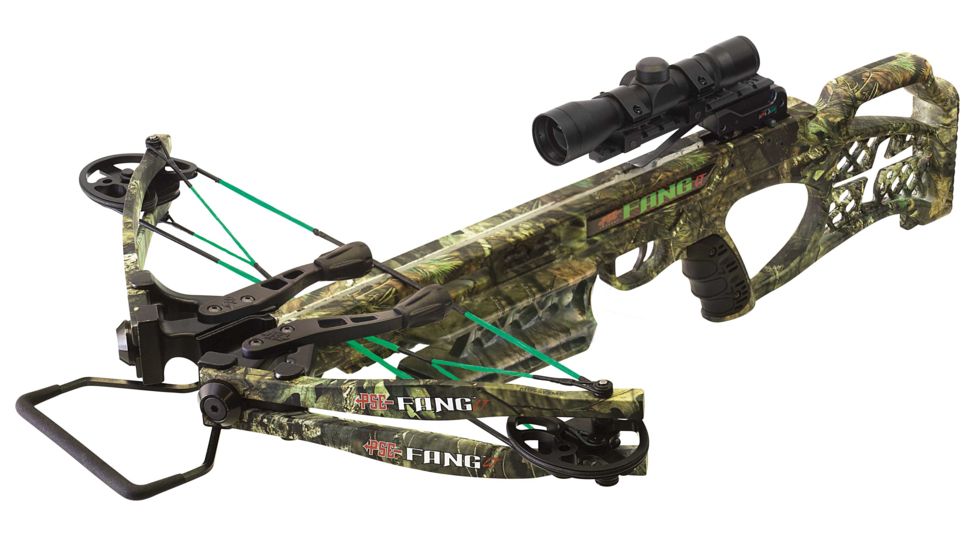 Precision Shooting Equipment Fang LT Crossbow, Camo, 01303CY