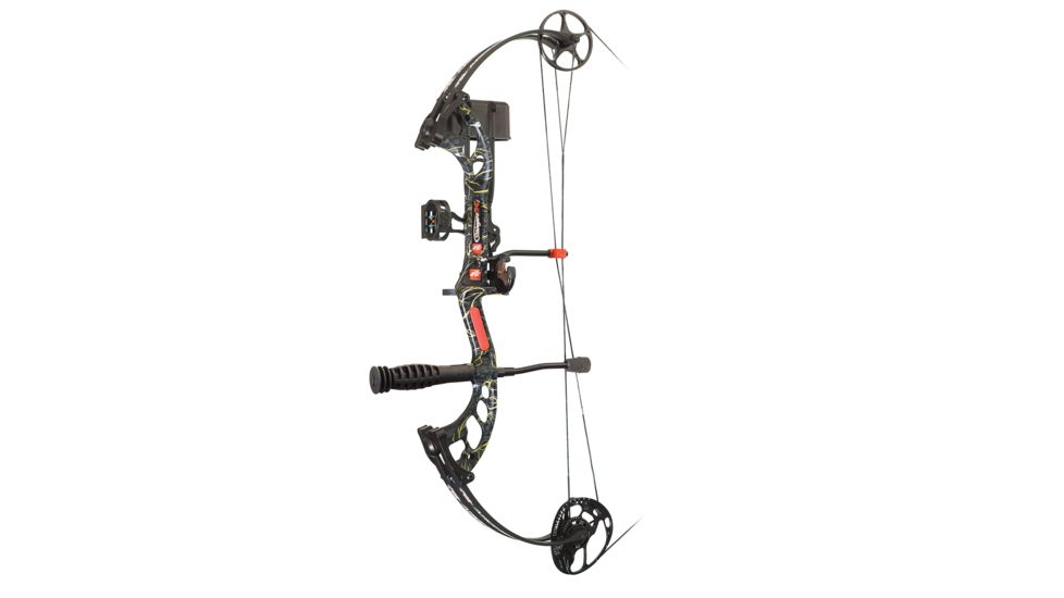 Precision Shooting Equipment RTS Stinger X Bow Package - SX / Right Handed / 29in Draw Length / 60lb Draw Weight, Desert Tan/Black, 1514SXRDT2960