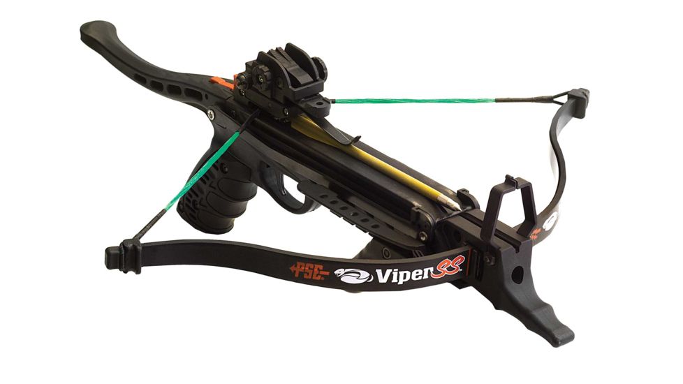 Precision Shooting Equipment Viper SS Handheld Crossbow / 50lb Draw Weight, Black, 42199