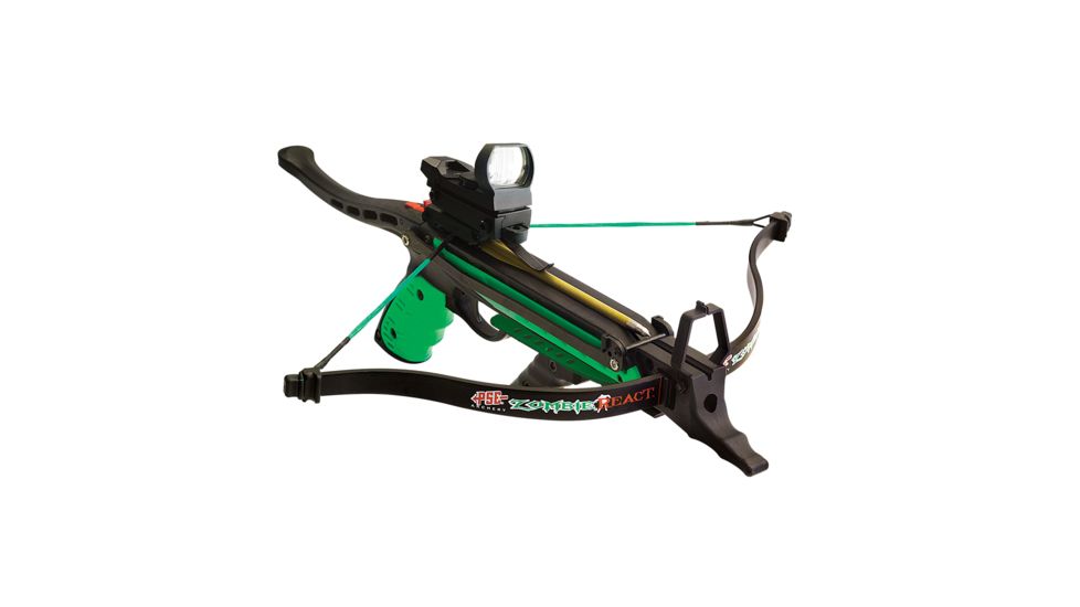 Precision Shooting Equipment Zombie React Pistol Crossbow / 50lb Draw Weight, 42224