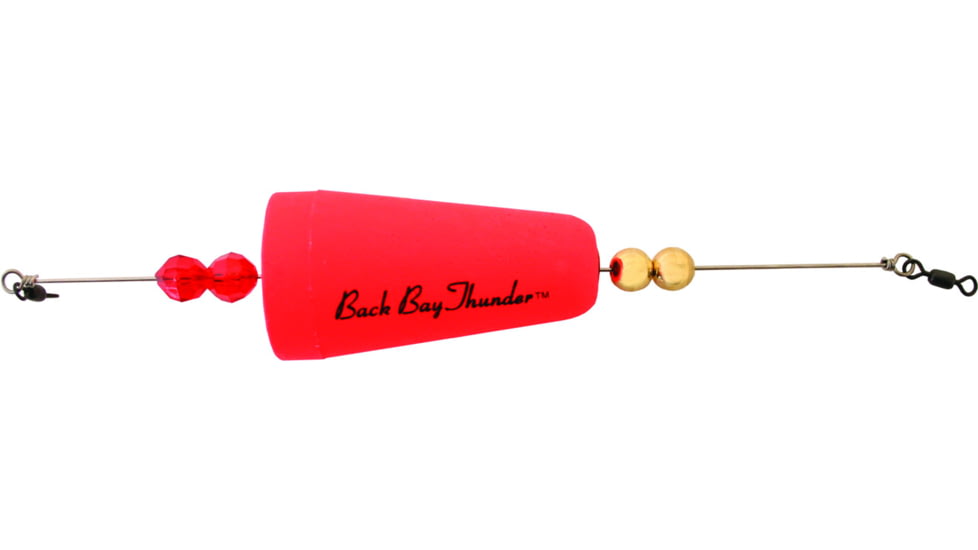 Precision Tackle Back Bay Thunder Cone 2-3/4in Weighted Sunglo Orange, 17405
