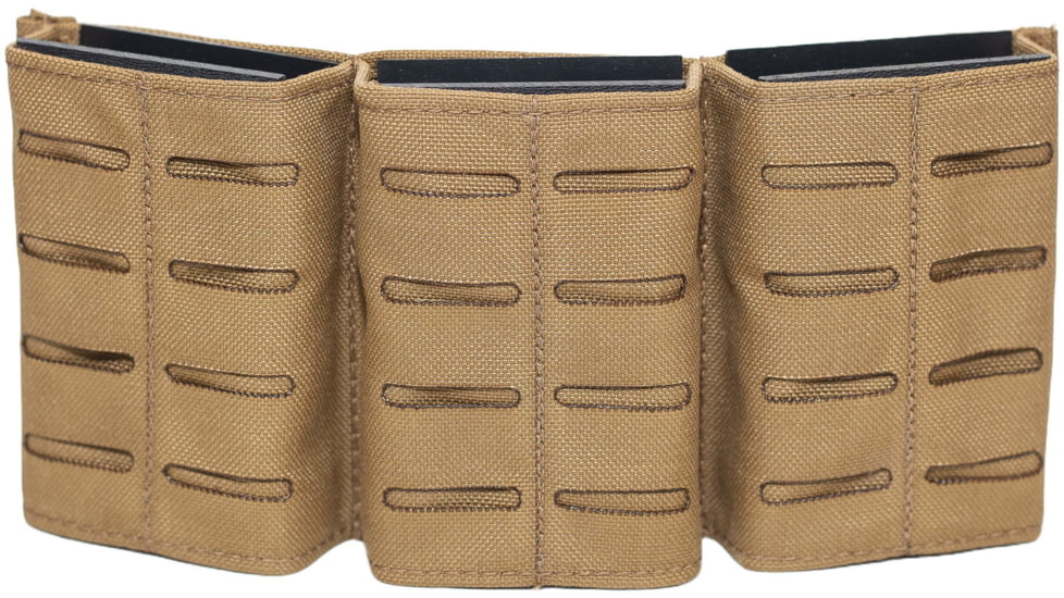 Predator Armor 5.56 Quick Draw Triple Mag Pouch, Coyote, 10x5, AC-56TMP-CY