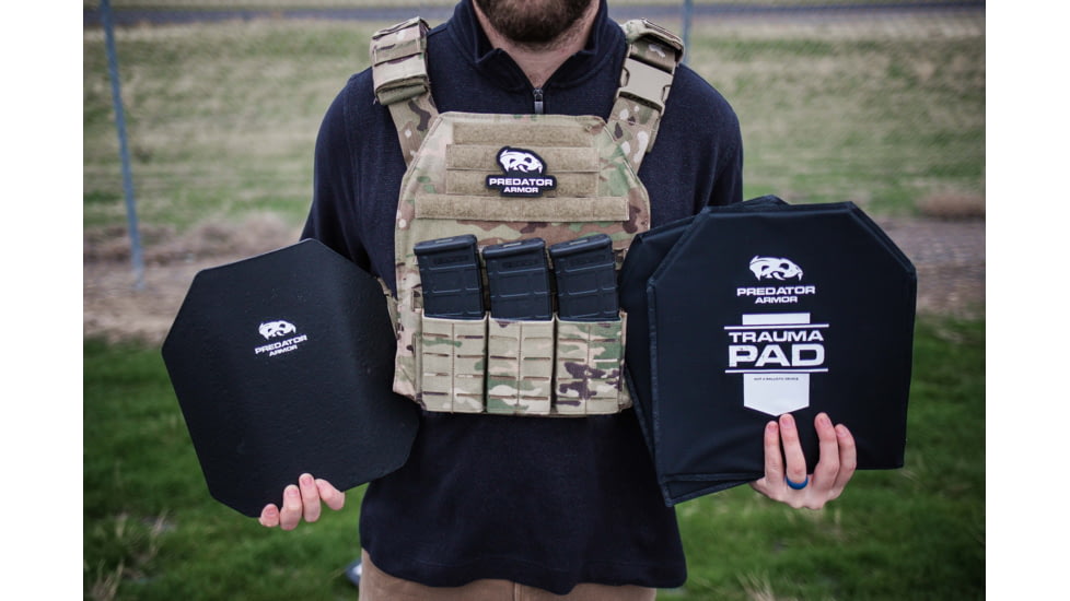 Predator Armor Level III Loaded Bundle, Multi-cam, 16x12, BDL-3KWLBDL-MC