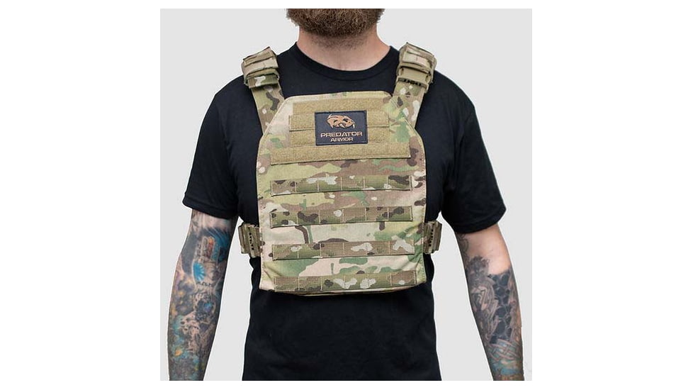 Predator Armor Minuteman Plate Carrier, Multi-cam, 16x12, PC-MM-MC