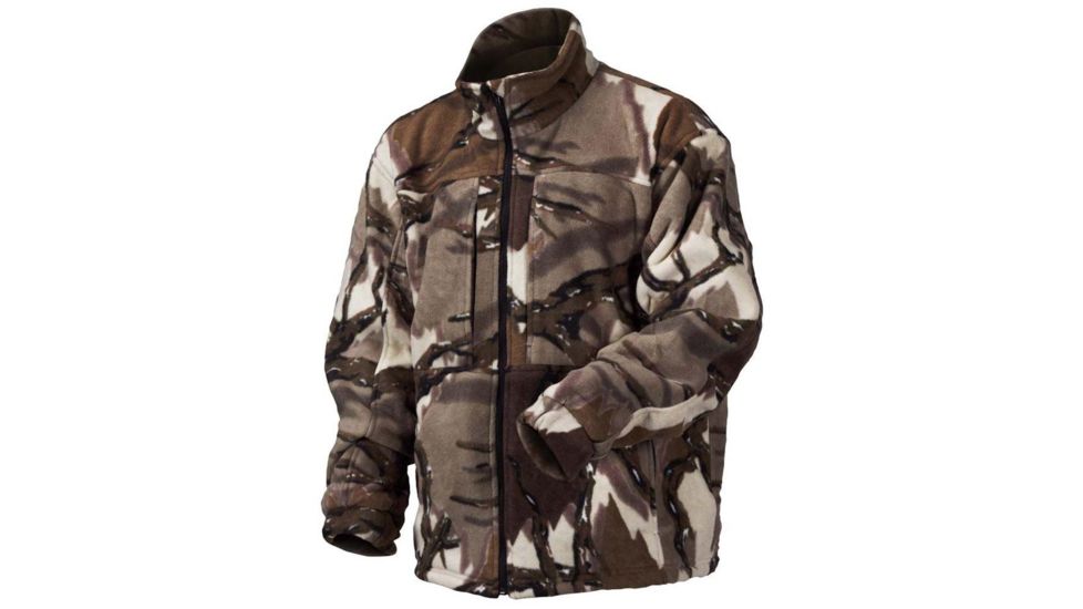 Predator Stealth Fleece Jacket, Brown Deception Medium 500-DC-MD