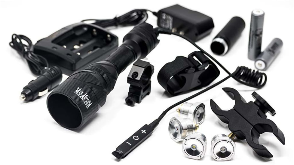 Predator Tactics Coyote Reaper Rifle &amp; Shotgun Edition Kit, Triple LED, Green/White/Red, Matte Black, 97488