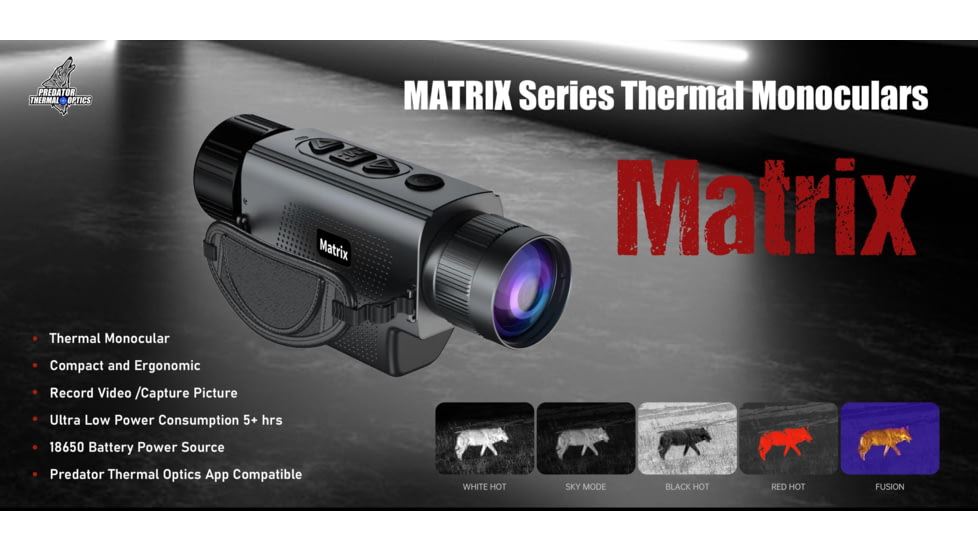 Predator Thermal Optics Matrix 1.5-12x35mm Thermal Monocular