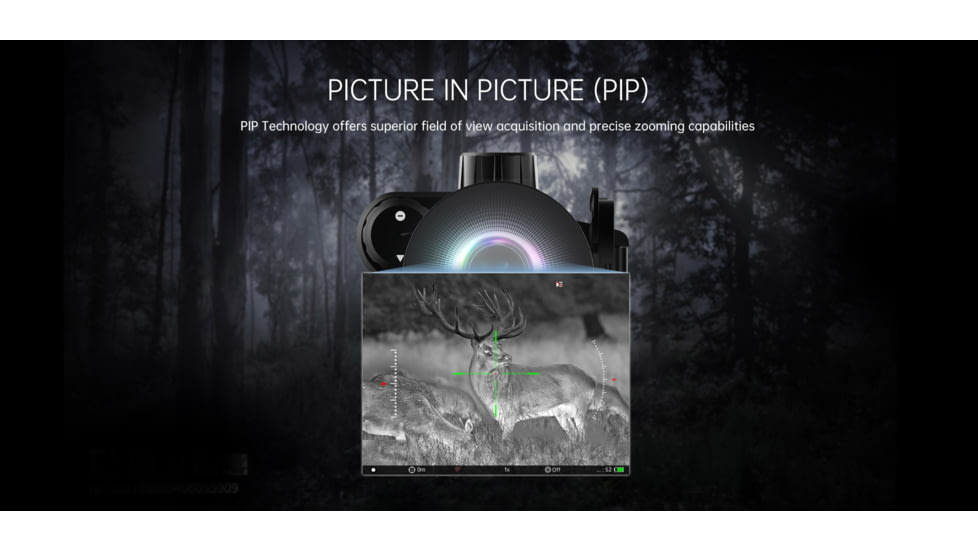 Predator Thermal Optics Sniper LRF 3-24x35mm Imaging Rifle Scope