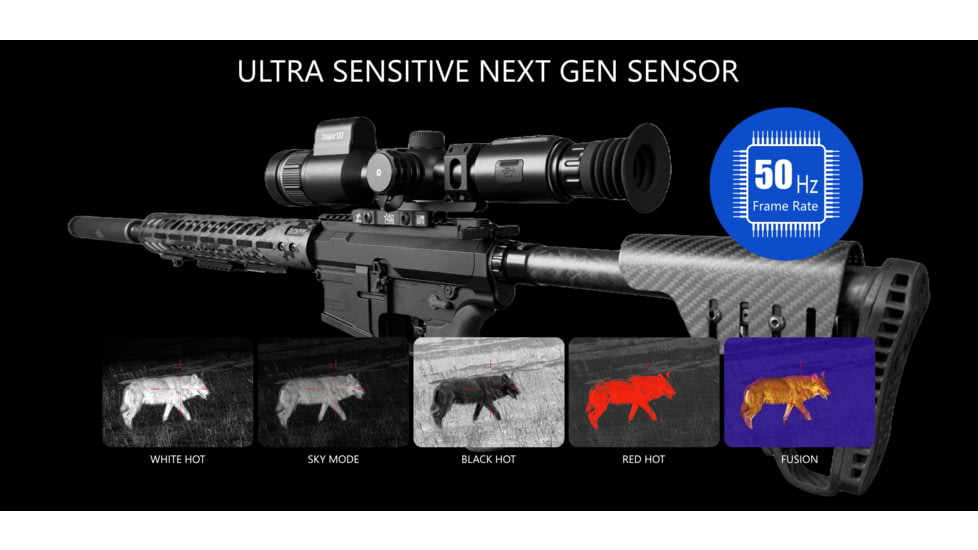 Predator Thermal Optics Sniper LRF 3-24x35mm Imaging Rifle Scope