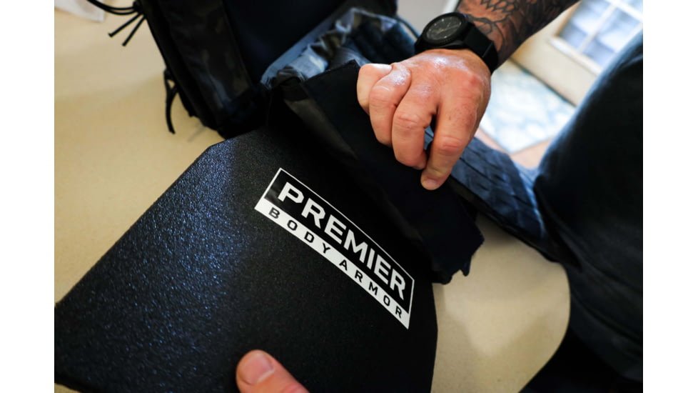 Premier Body Armor Agile PE Plate, Black, FOR-9329-PE