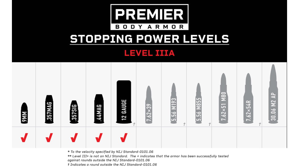 Premier Body Armor Agile PE Plate, Black, FOR-9329-PE