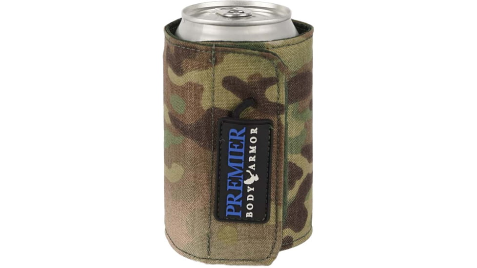 Premier Body Armor Bulletproof Koozie, Level II, MultiCam, One Size, Koozie-MC