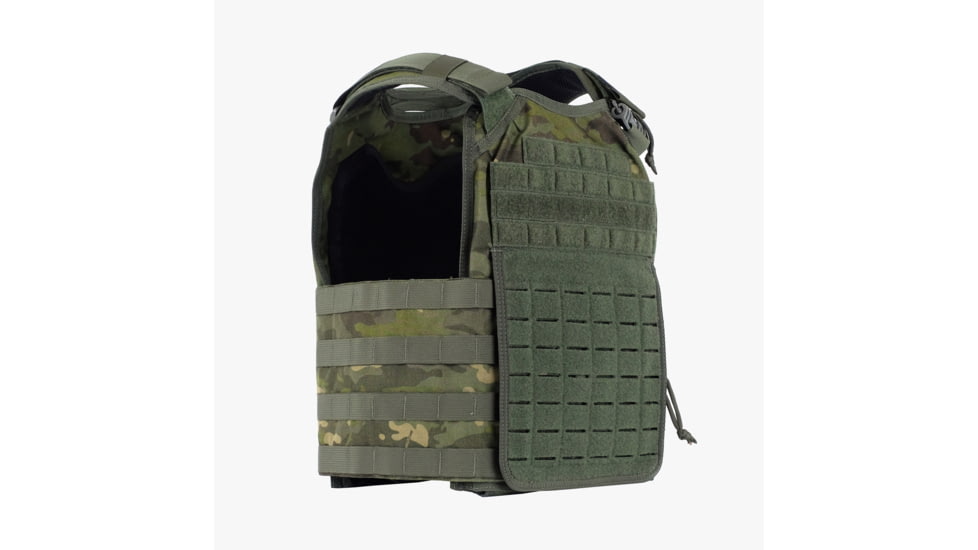 Premier Body Armor Core Mission Plate Carrier, Universal Fit, MultiCam Tropic, 10x12 inch, CMPC-MCT-DLR