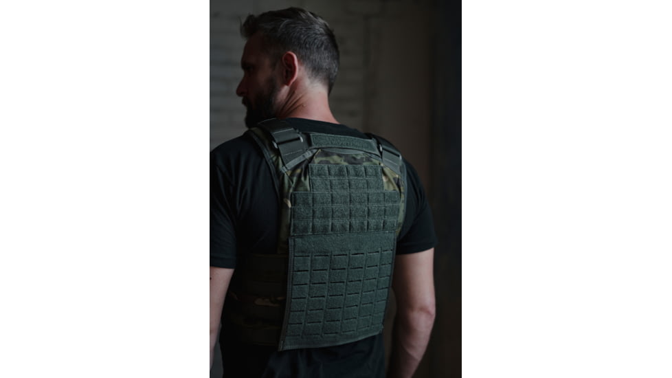 Premier Body Armor Core Mission Plate Carrier, Universal Fit, MultiCam Tropic, 10x12 inch, CMPC-MCT-DLR