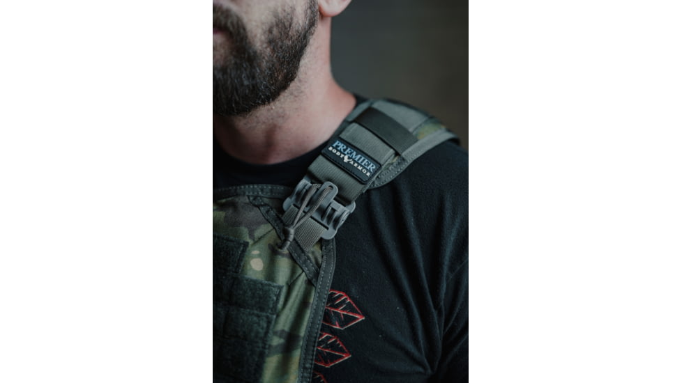Premier Body Armor Core Mission Plate Carrier, Universal Fit, MultiCam Tropic, 10x12 inch, CMPC-MCT-DLR