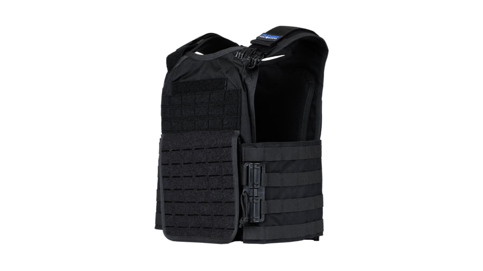 Premier Body Armor Core Plate Carrier w/ Level IIIA Cummerbund Armor, Black, Small/Medium, CPC-Blk-Sm/Md-IIIA