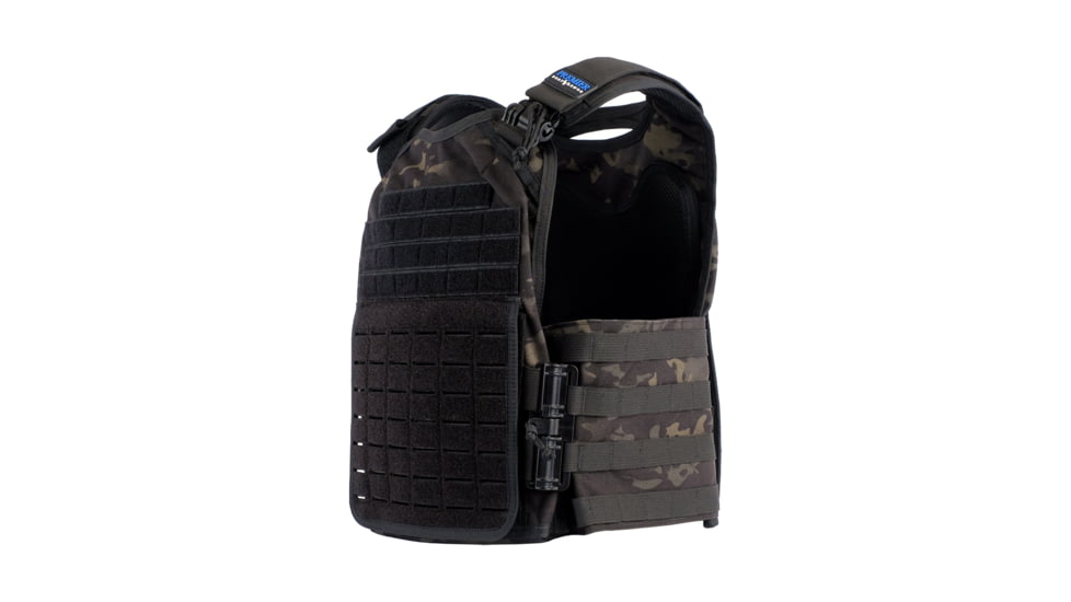 Premier Body Armor Core Plate Carrier w/ Level IIIA Cummerbund Armor, Multicam Black, 2XL, CPC-MCB-2XL-IIIA