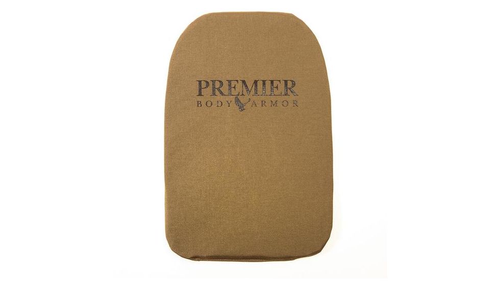 Premier Body Armor Level IIIA Vertx Ballistic Panel 12 x 20 Cordura, FDE, Gamut Plus BPP-9043