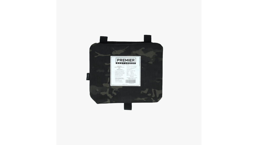 Premier Body Armor Viktos Low Key/Taculus Armorshift Panel w/ Level IIIA Armor, Multicam Black, 8-12 inch, BPP-9159
