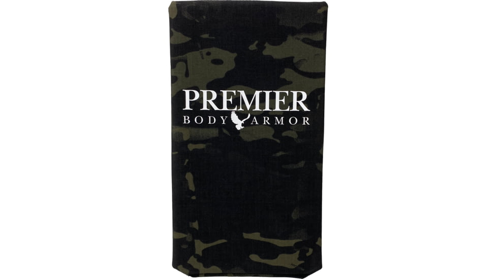 Premier Body Armor Viktos Upscale Sling Level IIIA Bulletproof Backpack Insert, MultiCam Black, 7 x 12.6, BPP-9305
