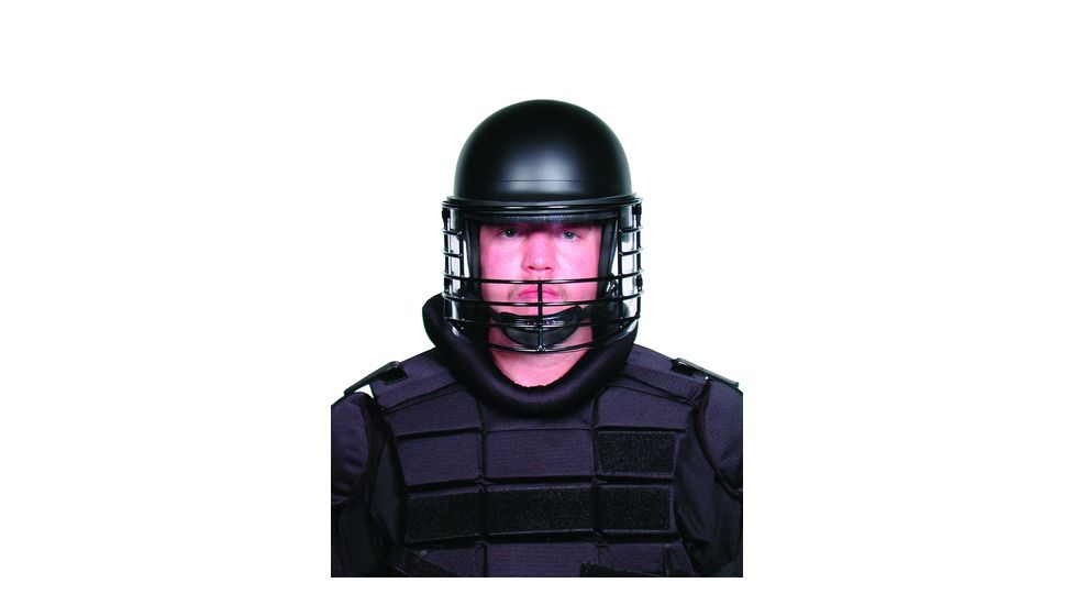 900 RIOT DUTY HELMET, BLACK