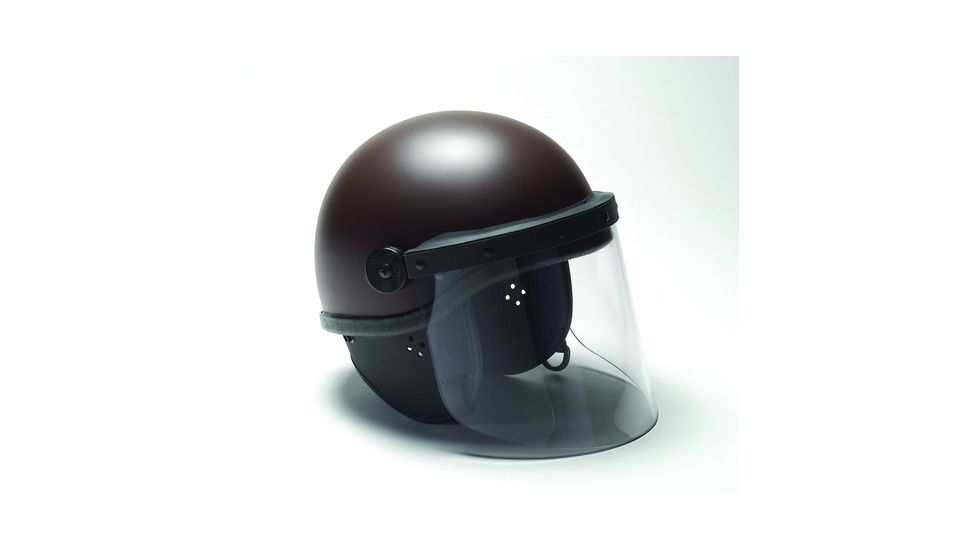 Premier Crown Corp 900 Riot Duty Helmet, Brown - 9001