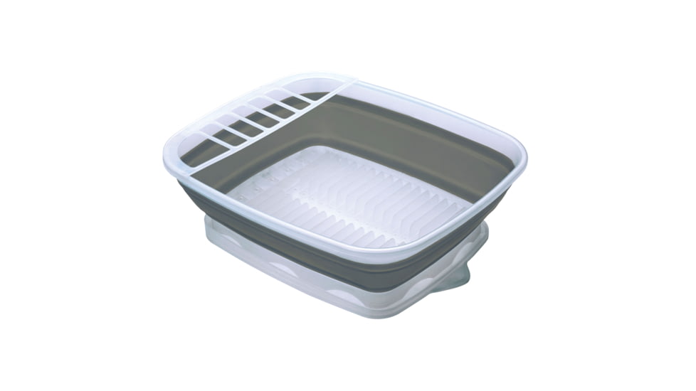Prepworks Collapsible Dish Rack, Gray, CDD-100