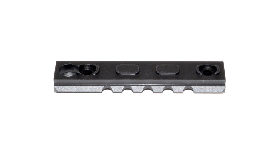 Presma 2 Pcs 5 Slot 1 7 Slot Picatinny Rail Section Kit for M-LOK Style Slots, with Sling Swivel Adapter, Black, RLMLK2
