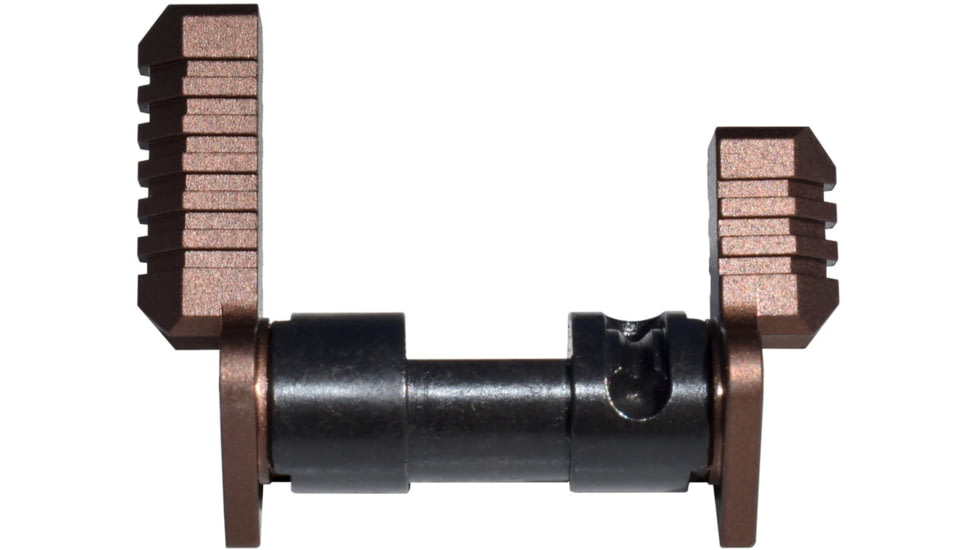 Presma 223/5.56/308 Aluminum and Steel Ambidextrous Safety Selector Switch, Brown, AASS02-BR