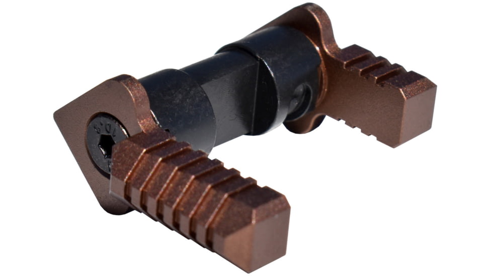 Presma 223/5.56/308 Aluminum and Steel Ambidextrous Safety Selector Switch, Brown, AASS02-BR