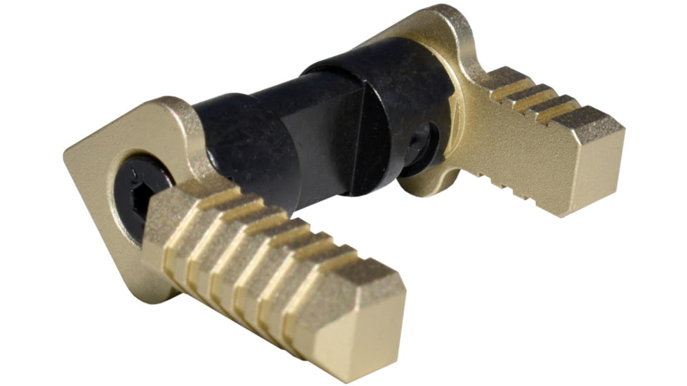 Presma 223/5.56/308 Aluminum and Steel Ambidextrous Safety Selector Switch, Golden, AASS02-G