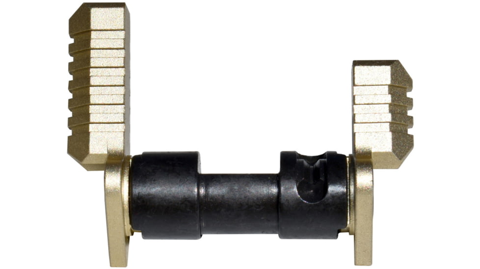 Presma 223/5.56/308 Aluminum and Steel Ambidextrous Safety Selector Switch, Golden, AASS02-G