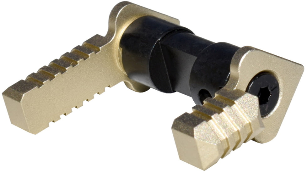 Presma 223/5.56/308 Aluminum and Steel Ambidextrous Safety Selector Switch, Golden, AASS02-G